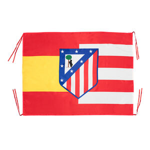 Bandera España Rojiblanca Escudo 24/25